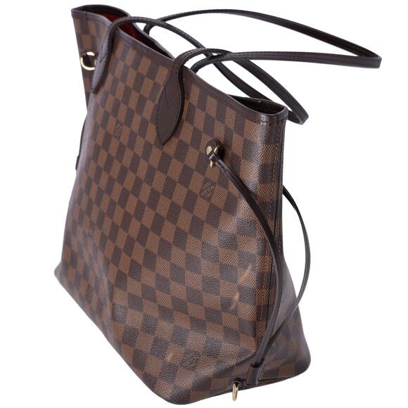 Louis Vuitton Neverfull MM Tote Bag N51105 Ebene Damier Canvas - Picture 8 of 9